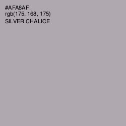 #AFA8AF - Silver Chalice Color Image